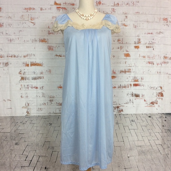 old fashioned nightgown and cap